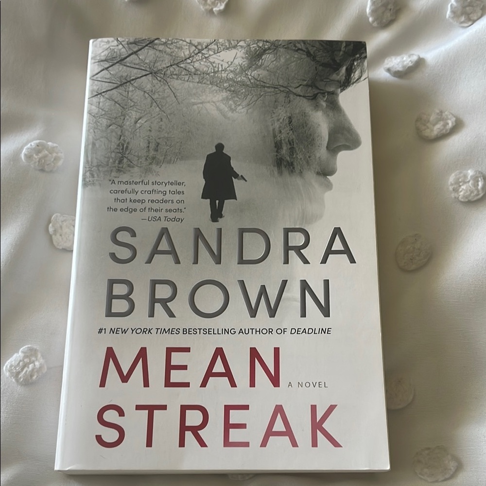 Sandra Brown 'Mean Streak' Hardcover Book